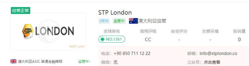 2024年10月29日:STP London外汇怎么样